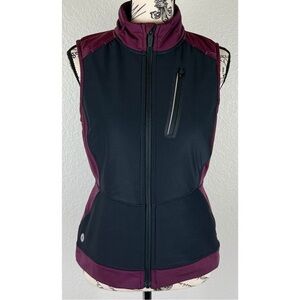 Smartwool Active Fleece Insulated Wind Insulated Vest Eggplant, size Small